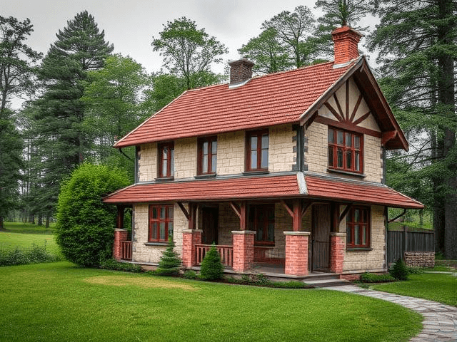 Detail silikonové omítky na rodinném domě